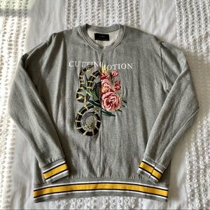Zara Medium Gray Crewneck
